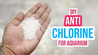 DIY Anti Chlorine How to Remove Chlorine from Tap Water for Aquarium [upl. by Ahcmis]