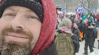 Canada Freedom Convoy LIVE Quebec LIVE [upl. by Kila]