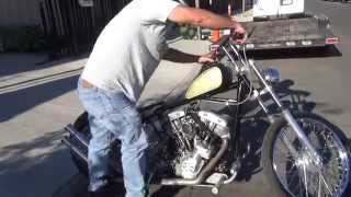 Hunting Harleys 1976 shovelhead bobber [upl. by Whiffen]