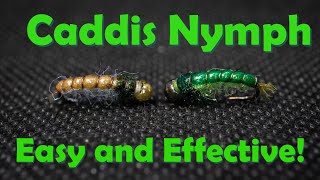 Caddis Nymph  Easy and Effective Fly Tying [upl. by Irami118]