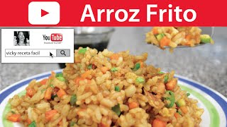 ARROZ FRITO Yakimeshi  Vicky Receta Facil [upl. by Concordia]