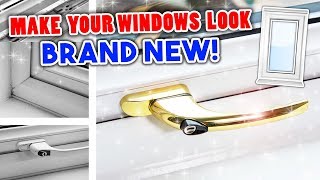 How to clean UPVC windows  PLUS Seal amp Handle Replacement  Easy DIY [upl. by Gerstner]