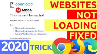 Openloadco  Meganz Not Loading amp Buffering Fix  This Site Cant Be Reached Chrome Error  2019 [upl. by Kirby]