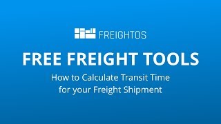 How to calculate transit time for your freight shipment  Freightos [upl. by Abil]