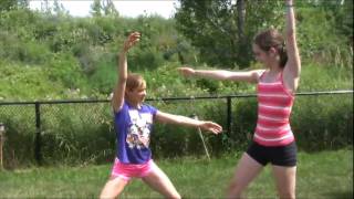 Double Cartwheel Tutorial  2 Person Cartwheels [upl. by Myers992]