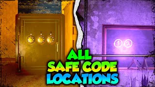 Mauer Der Toten  ALL Safe Code Locations For EVERY AREA Black Ops Cold War Zombies [upl. by Lindley728]