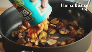 Three Ways to Make Baked Eggs and Beans  Heinz Beanz [upl. by Bigelow]