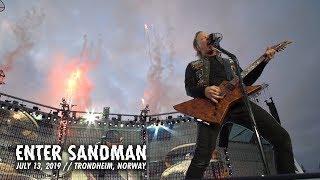 Metallica Enter Sandman Trondheim Norway  July 13 2019 [upl. by Ayatnwahs959]