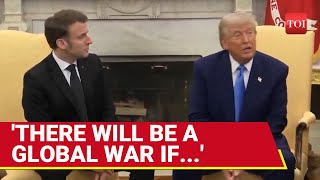 Trump Full WW3 Speech Macron Stunned As Trump Drops World War 3 Bombshell Over RussiaUkraine War [upl. by Ahsan751]