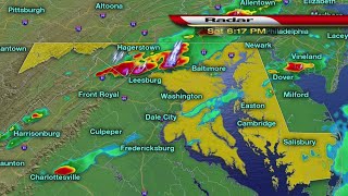 Doppler Radar Tracking Storms Through Maryland [upl. by Laubin]