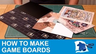 How to Make Game Boards  Dining Table Print and Play [upl. by Thilda]