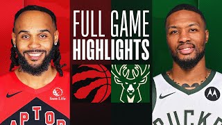 RAPTORS at BUCKS  FULL GAME HIGHLIGHTS  April 5 2024 [upl. by Quirita]