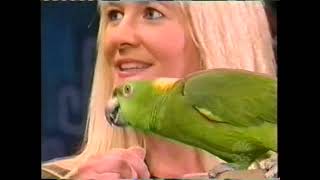 Barbara Heidenreich with Groucho the Singing Parrot on the Tonight Show [upl. by Ynnatirb331]