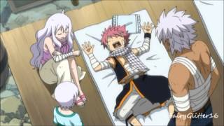 Fairy Tail  Natsu Sleeps Cute Episode 120 [upl. by Rutra]