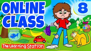 Online  Virtual Classroom 8 ♫ Boom Chicka Boom Easter ♫ Kids Songs by The Learning Station [upl. by Enrev]