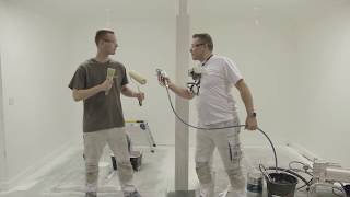 Dulux Academy Spray vs Roller Application [upl. by Craven]