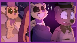 Ask Springtrap and Deliah Creator  Ask Goldie Anything Part 5【 FNAF Comic Dub 】 [upl. by Neille417]