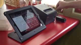 Lavu POS Demo  Credit Card Processing with Integrated Payments USB Reader [upl. by Phyllys]