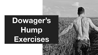 Dowagers Hump Exercises [upl. by Enibas]