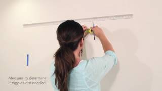 How to Install an Easy Track Closet System [upl. by Erialcyram]