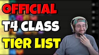 The OFFICIAL Tier 4 Class Tier List Secret KR Tech Inside [upl. by Tab180]