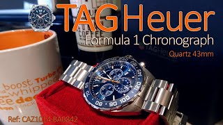 Tag Heuer Formula 1 Chronograph Watch Review  2020 [upl. by Jamima]