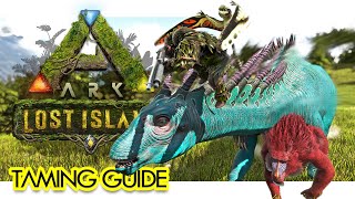 Lost Island Taming Guide for All NEW Creatures [upl. by Llehsad]