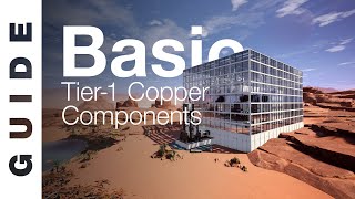 100 EFFICIENT Early Game Tier1 Copper Factory SATISFACTORY GUIDE [upl. by Llennoj]