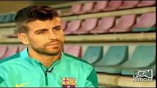 Gerard Piqué habla de Shakira en RCN [upl. by Bobette]