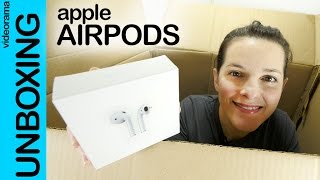 Apple AirPods unboxing preview en español  4K UHD [upl. by Aihtyc]