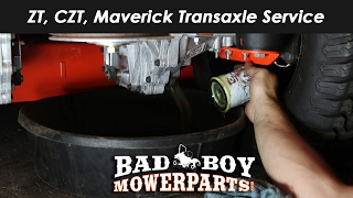 ZT CZT Maverick Transaxle Service Procedure [upl. by Ttennej]