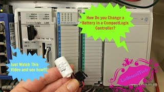 How to Change A Battery in A Allen Bradley Compactligix Controler [upl. by Meilen]