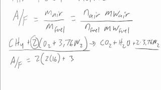 Calculating Air Fuel Ratio [upl. by Caassi]