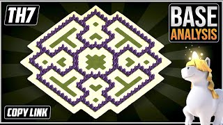 ULTIMATE BEST TH7 HYBRIDTROPHY Base 2021  Town Hall 7 TH7 Hybrid Base Design  Clash of Clans [upl. by Eniamerej]