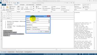 Outlook  Schnellbausteine  Textbausteine für EMails [upl. by Reivaxe200]