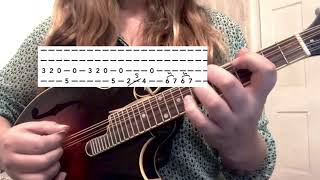 Going to California  Led Zeppelin Mandolin Tutorial [upl. by Aihsel]