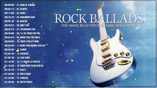 Best Rock Ballads 70s 80s 90s  The Greatest Rock Ballads Of All Time [upl. by Fini534]