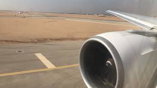 Egypt Air Boeing 777300ER POWERFUL takeoff from Cairo CAI  Full HD [upl. by Aynnat]