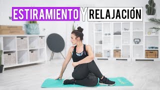 ESTIRAMIENTOS y RELAJACIÓN  Ejercicios para aliviar el dolor cervical [upl. by Aicelf]