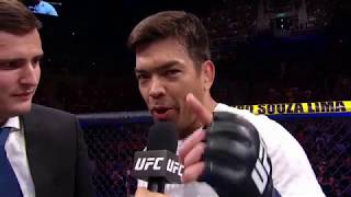 UFC 224 Lyoto Machida Octagon Interview [upl. by Hsirrehc704]