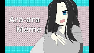 Ara Ara meme Original Characters Flipaclip [upl. by Shanahan613]