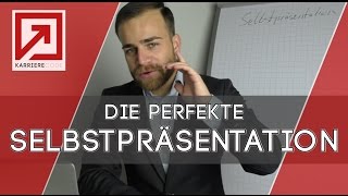 Vorstellungsgespräch  die perfekte Selbstpräsentation mit Beispiel [upl. by Aliahs]