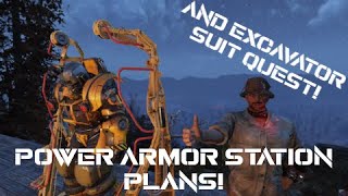 Fallout 76 Guide Where to find Power armor station plans [upl. by Terra]