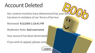 Logging to “inappropriate username” account that are banned from Roblox [upl. by Prospero]