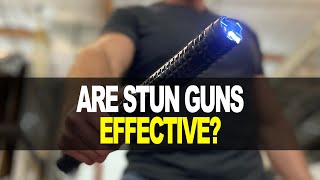 Are Stun Guns Effective We Tested Some Out [upl. by Akerdnahs]