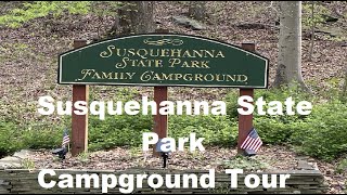 Susquehanna State Park MD Campground Tour [upl. by Anaeel]