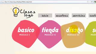 Como crear una pagina web completa en HTML  3 [upl. by Lundin]