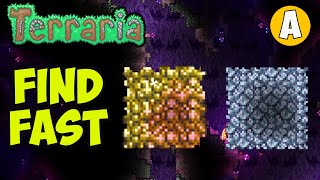 Terraria How To Get Platinum Ore 3 WAYS  Terraria How To Get Gold Ore 3 WAYS  Terraria 1449 [upl. by Onitnatsnoc]