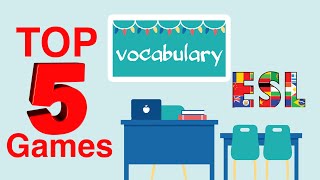 Top 5 Games How to teach vocabulary [upl. by Trinatte607]