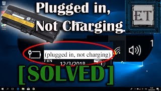 How to Fix Laptop Battery “Plugged in Not Charging” [upl. by Zobkiw]